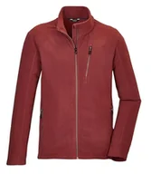 Kurtki męskie - killtec Męska kurtka polarowa ze stójką KOW 84 MN FLC JCKT, wypalana czerwień, 4XL, 41826-000 - miniaturka - grafika 1