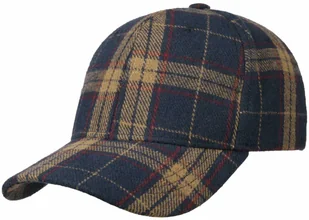 Karierte Baseballcap by Lipodo, niebieski, One Size - Czapki i chusty sportowe męskie - miniaturka - grafika 1