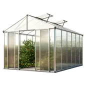 Szklarnie ogrodowe - GFP szklarnia RUBIN 6 rama aluminiowa 262x384 cm - grube panele poliwęglanowe ok. 10 mm - miniaturka - grafika 1