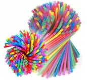 Naczynia i sztućce jednorazowe - PAPSTAR Słomki Shake Fluor 24CM 500SZT - miniaturka - grafika 1