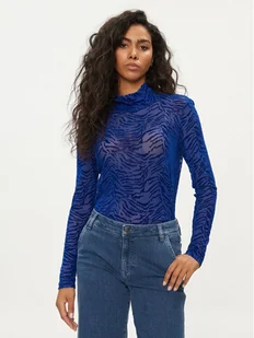 Vero Moda Golf Koko 10277997 Granatowy Regular Fit - Bluzki damskie - miniaturka - grafika 1