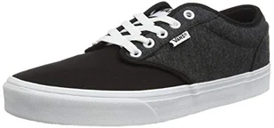 Vans Atwood, trampki chłopięce z niską cholewką, Jersey czarny biały, 40 EU - Buty dla chłopców - miniaturka - grafika 1
