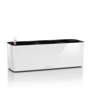 Lechuza Donica Cube Glossy Triple Biały - Donice - miniaturka - grafika 1