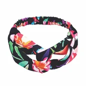 Ozdoby do włosów - Cat & Cat - Opaska do włosów przeplatana Tropical Flowers 1 szt. - miniaturka - grafika 1