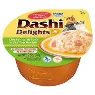 Przysmaki dla kotów - INABA CAT Dashi Delights kurczak tuńczyk i małża 70g - miniaturka - grafika 1