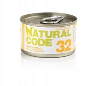 Mokra karma dla kotów - Natural Code 32 Tuńczyk Z Amarantusem I Żurawiną W Galaretce - Mokra Karma Dla Kota - Puszka 85G - miniaturka - grafika 1