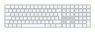 Klawiatury - Apple Magic klawiatura Uniwersalne USB + Bluetooth QWERTY Hiszpański Biały MXK73Y/A - miniaturka - grafika 1