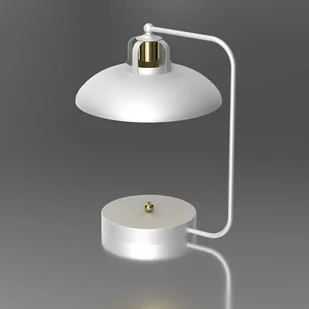 Lampa stołowa Felix, biała/złota - Lampy stojące - miniaturka - grafika 1