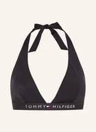 Stroje kąpielowe - Tommy Hilfiger Góra Od Bikini Wiązana Na Szyi schwarz - miniaturka - grafika 1