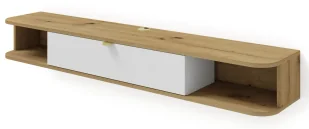 Szafka ścienna rtv dąb artisan biały + P4-D13 - Szafki RTV Szafka ścienna rtv dąb artisan biały + P4-D13 - Szafki RTV - miniaturka - grafika 1