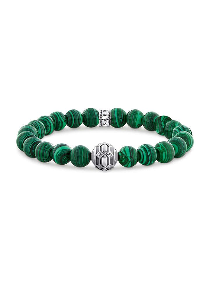 Thomas Sabo Bransoletka w kolorze zielonym