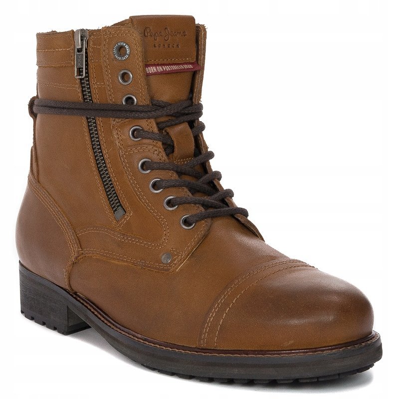 Pepe Jeans Botki Skóra Ocieplane PMS50206 878 r.44