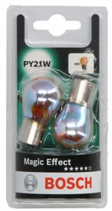Bosch Żarówki Kierunkowskazów PY21W Magic Effect - Żarówki samochodowe - miniaturka - grafika 1