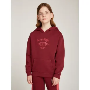Tommy Hilfiger Bluza | Regular Fit - Bluzy dla dziewczynek - miniaturka - grafika 1