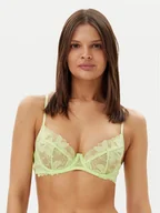 Biustonosze - Hunkemöller Biustonosz z fiszbiną Ingrid 300996 Zielony - miniaturka - grafika 1