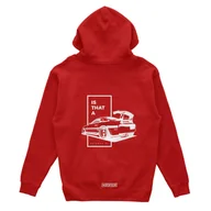 Odzież do sportów motorowych - Bluza kangurka IS THAT A SUPRA czerwona-XXL - miniaturka - grafika 1