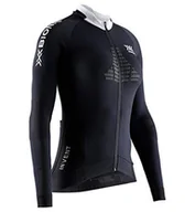 Koszulki i topy damskie - X-Bionic Invent 4.0 damska koszulka rowerowa z zamkiem błyskawicznym z krótkim rękawem MTB, czarna/Charcoal, XS - miniaturka - grafika 1