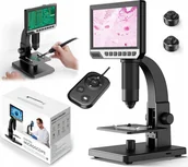 Mikroskopy i lupy - Mikroskop cyfrowy LCD 2000x + 10LED 1080P 12MPIX - miniaturka - grafika 1
