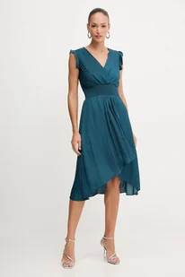 Morgan sukienka kolor zielony midi rozkloszowana RWALLY - Sukienki - miniaturka - grafika 1