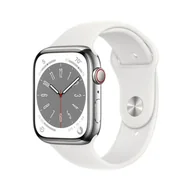 Smartwatch - Apple Watch 8 GPS+Cellular 41mm MNJ53CS/A Biały - miniaturka - grafika 1