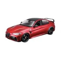 Alfa Romeo Giulia GTAM Metal Red 1:18 BBURAGO - Samochody i pojazdy dla dzieci - miniaturka - grafika 1