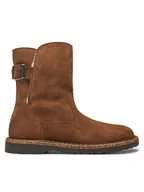 Botki damskie - Birkenstock Botki Uppsala Mid Shearling Leve 1028109 Brązowy - miniaturka - grafika 1