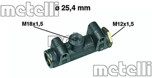 METELLI 05-0003 Główny cylinder hamulcowy i części naprawcze - Cylinderki hamulcowe - miniaturka - grafika 1