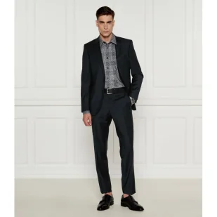 BOSS BLACK Wełniany garnitur Huge | Slim Fit - Garnitury - miniaturka - grafika 1