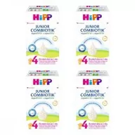 Mleko modyfikowane - Hipp 4 Junior Combiotik Produkt na bazie mleka dla małych dzieci po 2. roku Zgrzewka 4 x 550 g - miniaturka - grafika 1