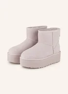 Botki damskie - Ugg Botki Na Platformie Classic Mini Platform grau - UGG - miniaturka - grafika 1