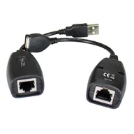 Pozostałe akcesoria sieciowe - TECHLY Przedłużacz Extender USB do 50m po kablu sieciowym RJ45 - miniaturka - grafika 1