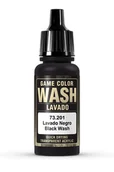 Modele do sklejania - VALLEJO WASH-CZARNY 17ml - miniaturka - grafika 1