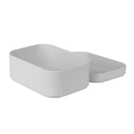 Pojemniki łazienkowe - Organizer CLOE 15 x 11 x 7 cm biały - miniaturka - grafika 1