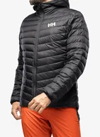 Kurtki męskie - Kurtka puchowa męska Helly Hansen Verglas Hooded Down Insulator - black/black gum - miniaturka - grafika 1