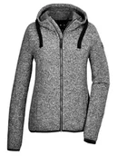 Kurtki damskie - G.I.G.A. DX by Killtec damska kurtka polarowa/kurtka polarowa z kapturem GW 52 WMN KNTFLC JCKT, czarna, 38, 42233-000 - miniaturka - grafika 1