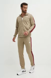 adidas dres Essentials męski kolor beżowy IY6676 - Dresy męskie - miniaturka - grafika 1