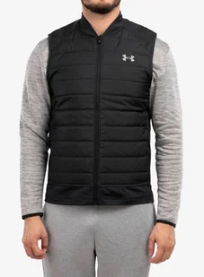 Kamizelka Under Armour Run Insulate Vest - black/reflective - Kurtki i kamizelki sportowe męskie - miniaturka - grafika 1