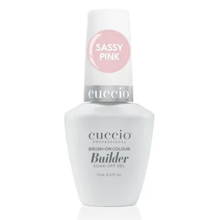 Cuccio, Żel Budujący W Butelce Z Pędzelkiem, Sassy Pink, 13 Ml - Żele do paznokci - miniaturka - grafika 1
