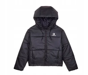 Kurtka czarna CONVERSE Short Puffer Jacket rozm. XL - Moda i Uroda OUTLET - miniaturka - grafika 1