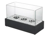 Paleniska ogrodowe - tepro Kominek stołowy, czarny, stal nierdzewna - miniaturka - grafika 1