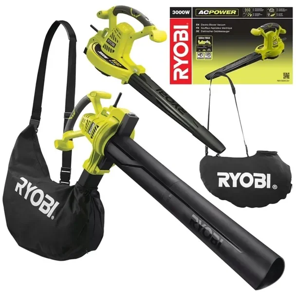 Dmuchawa Ogrodowa Odkurzacz Elektryczny Do Liści 3000w Rbv3000csv Ryobi