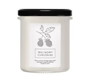 Hagi Hagi Świeca Sojowa - Malinowy Chruśniak Świeca na bazie ekologicznego wosku sojowego 230 g - Świece - miniaturka - grafika 1