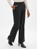 Spodnie damskie - Marc O'Polo Damskie spodnie biznesowe Kobiety szary w paski, 38 - miniaturka - grafika 1