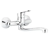 Baterie kuchenne - KFA Armatura Sparc 5410-910-00 Mosiężna Chrom - miniaturka - grafika 1