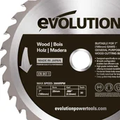 Tarcze do pił - Tarcza Piła Widiowa Tct Do Cięcia Drewna Evolution 180Mm - 30Z - miniaturka - grafika 1