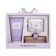 Zestawy kosmetyków damskich - Victoria´s Secret Levender & Vanilla Relax Zestaw krem pod prysznic 236 ml + peeling do ciała 368 g + szczotka do ciała - miniaturka - grafika 1