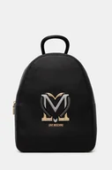 Plecaki - Love Moschino plecak damski kolor czarny mały z aplikacją JC4331PP0L - miniaturka - grafika 1