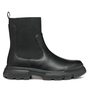 Kozaki Geox J Junette Girl J46HVC 0BCNH C9999 M Czarny - Buty dla dziewczynek - miniaturka - grafika 1