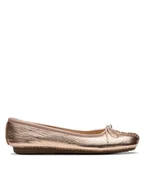 Baleriny - Clarks Baleriny Freckle Ice 26181353 Złoty - miniaturka - grafika 1