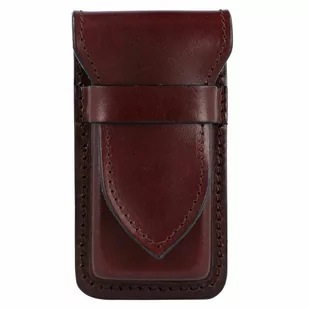 Mika Etui na długopisyi pióra skórzana 7 cm braun - Etui na długopisy i pióra - miniaturka - grafika 1